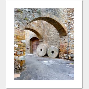 Where would you ride on these stone wheels? Posters and Art